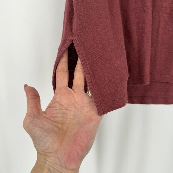 Artisan NY 100% Linen Mauve Sleeveless V-Neck Tank Top Size: Small - Picture 2 of 6